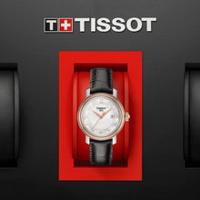 Load image into Gallery viewer, Tissot Bridgeport Lady White Dial Brown Leather Strap Watch For Women - T097.010.26.118.00