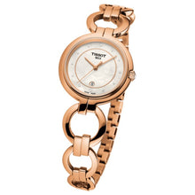 Load image into Gallery viewer, Tissot T Lady Flamingo Mother of Pearl Dial Rose Gold Steel Strap Watch for Women - T094.210.33.116.01