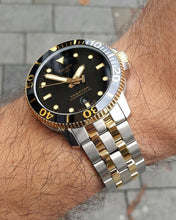 Load image into Gallery viewer, Tissot Seastar 1000 Powermatic 80 Black Dial Two Tone Steel Strap Watch For Men - T120.407.22.051.00