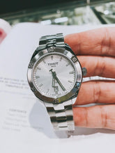 Load image into Gallery viewer, Tissot PR 100 Sport Chic Silver Dial Silver Steel Strap Watch for Women - T101.910.11.031.00