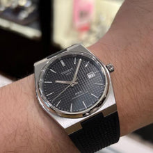 Load image into Gallery viewer, Tissot PRX Powermatic 80 Black Dial Black Rubber Strap Watch for Men - T137.407.17.051.00