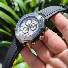Load image into Gallery viewer, Tissot T Race Chronograph White Dial Black Rubber Strap Watch For Men - T141.417.17.011.00