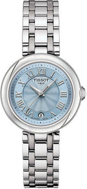 Tissot Bellissima Small Lady Light Blue Dial Silver Steel Strap Watch for Women - T126.010.11.133.00