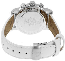 Load image into Gallery viewer, Tissot Dressport Chronograph Mother of Pearl Dial White Leather Strap Watch for Women - T050.217.17.117.00