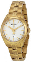 Load image into Gallery viewer, Tissot T Classic PR 100 Lady White Dial Gold Steel Strap Watch for Women - T101.210.33.031.00