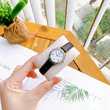 Load image into Gallery viewer, Tissot Tradition 5.5 Lady Silver Dial Brown Leather Strap Watch for Women - T063.009.16.018.00