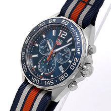 Load image into Gallery viewer, Tag Heuer Formula 1 Chronograph 43mm Blue Dial NATO Strap Watch for Men - CAZ1014.FC8196