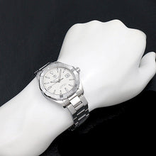Load image into Gallery viewer, Tag Heuer Aquaracer Automatic White Dial Silver Steel Strap Watch for Men - WAY2111.BA0928