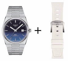 Load image into Gallery viewer, Tissot Powermatic 80 Automatic Gradient Blue Dial Silver Steel Strap Watch for Men - T137.407.11.051.01