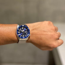 Load image into Gallery viewer, Seiko 5 Sports Automatic Analog Blue Dial Silver Steel Strap Watch For Men - SRPD51K1