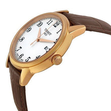 Load image into Gallery viewer, Tissot T Classic Carson Quartz White Dial Brown Leather Strap Watch for Men - T085.410.36.012.00