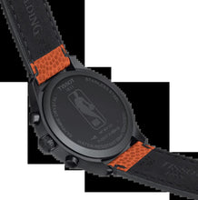 Load image into Gallery viewer, Tissot Chrono XL NBA Special Edition Black Dial Brown Leather Strap Watch for Men - T116.617.36.051.12