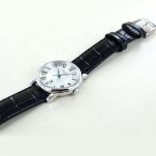 Load image into Gallery viewer, Tissot Carson Premium Lady Silver Dial Black Leather Strap Watch For Women - T122.210.16.033.00