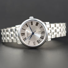 Load image into Gallery viewer, Tissot Carson Premium Lady Silver Dial Silver Steel Strap Watch For Women - T122.210.11.033.00