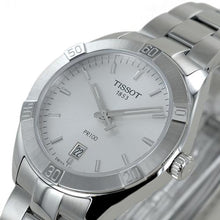 Load image into Gallery viewer, Tissot PR 100 Sport Chic Silver Dial Silver Steel Strap Watch for Women - T101.910.11.031.00
