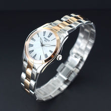 Load image into Gallery viewer, Tissot T Wave Quartz Mother of Pearl Dial Two Tone Steel Strap Watch for Women - T112.210.22.113.00