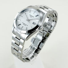 Load image into Gallery viewer, Tissot Gentleman Powermatic 80 Silicium Silver Dial Silver Steel Strap Watch For Men - T127.407.11.031.00