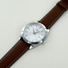 Load image into Gallery viewer, Tissot Gentleman Silver Dial Brown Leather Strap Watch For Men - T127.410.16.031.00