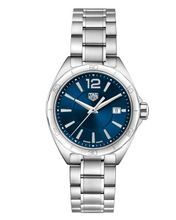 Load image into Gallery viewer, Tag Heuer Formula 1 Quartz Blue Dial Silver Steel Strap Watch for Women - WBJ1412.BA0664