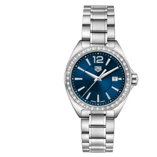 Load image into Gallery viewer, Tag Heuer Formula 1 Diamonds Blue Dial Silver Steel Strap Watch for Women - WBJ1416.BA0664