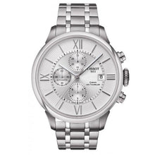 Load image into Gallery viewer, Tissot Chemin des Tourelles Automatic Chronograph White Dial Silver Steel Strap Watch for Men - T099.427.11.038.00