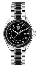 Load image into Gallery viewer, Tag Heuer Formula 1 Diamonds Black Dial Two Tone Steel Strap Watch for Women - WBJ141AB.BA0973