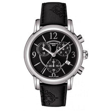 Load image into Gallery viewer, Tissot Dressport Chronograph Black Dial Black Leather Strap Watch for Women - T050.217.17.057.00