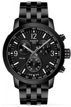 Load image into Gallery viewer, Tissot PRC 200 Chronograph Black Dial Black Steel Strap Watch For Men - T114.417.33.057.00