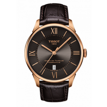 Load image into Gallery viewer, Tissot Chemin des Tourelles Powermatic 80 Brown Dial Brown Leather Strap Watch for Men - T099.407.36.448.00