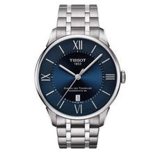 Load image into Gallery viewer, Tissot Chemin Des Tourelles Powermatic 80 Blue Dial Silver Steel Strap Watch for Men - T099.407.11.048.00