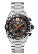 Load image into Gallery viewer, Tag Heuer Formula 1 Chronograph Ceramic Black Dial Silver Steel Strap Watch for Men - CAZ101AH.BA0842