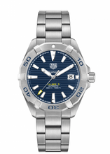 Load image into Gallery viewer, Tag Heuer Aquaracer Automatic Blue Dial Silver Steel Strap Watch for Men - WBD2112.BA0928