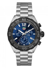 Load image into Gallery viewer, Tag Heuer Formula 1 Chronograph Blue Dial Silver Steel Strap Watch for Men - CAZ101AV.BA0842