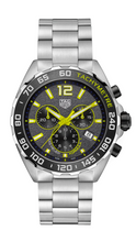Load image into Gallery viewer, Tag Heuer Formula 1 Chronograph Grey Dial Silver Steel Strap Watch for Men - CAZ101AG.BA0842