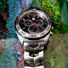 Load image into Gallery viewer, Tag Heuer Formula 1 Special Edition Chronograph Grey Dial Silver Steel Strap Watch for Men - CAZ1012.BA0883