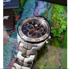 Load image into Gallery viewer, Tag Heuer Formula 1 Special Edition Chronograph Grey Dial Silver Steel Strap Watch for Men - CAZ1012.BA0883