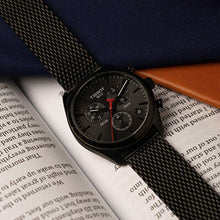 Load image into Gallery viewer, Tissot T Classic PR 100 Chronograph Black Dial Black Mesh Bracelet Watch For Men - T101.417.33.051.00