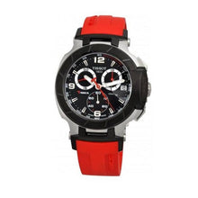 Load image into Gallery viewer, Tissot T Race Chronograph Black Dial Red Rubber Strap Watch for Men - T048.417.27.057.01