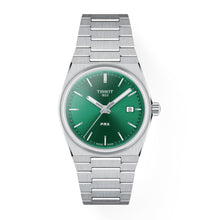 Load image into Gallery viewer, Tissot PRX Green Dial Silver Steel Strap Watch for Women - T137.210.11.081.00