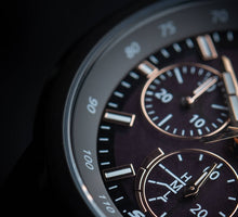 Load image into Gallery viewer, Maserati Successo Solar Black Dial Grey Steel Strap Watch For Men - R8873645001