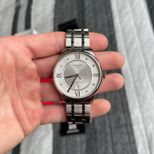 Load image into Gallery viewer, Tissot Chemin Des Tourelles Powermatic 80 Diamonds Silver Dial Silver Steel Strap Watch for Men - T099.407.11.033.00