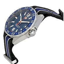 Load image into Gallery viewer, Tag Heuer Formula 1 Quartz Blue Dial Two Tone NATO Strap Watch for Men - WAZ1010.FC8197