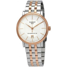 Load image into Gallery viewer, Tissot Carson Premium Powermatic 80 White Dial Two Tone Steel Strap Watch For Men - T122.407.22.031.01