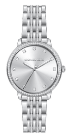 Michael Kors Melissa Quartz Silver Dial Silver Steel Strap Watch for Women - MK4367