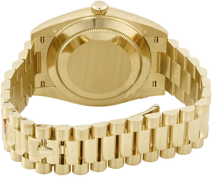 Rolex Day-Date 36 Green Dial Yellow Gold Watch 118388-0157