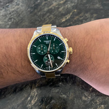 Load image into Gallery viewer, Tissot T Sport Chrono XL Classic Green Dial Two Tone Steel Strap Watch for Men - T116.617.22.091.00