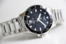 Load image into Gallery viewer, Tissot Seastar 1000 Black Dial Silver Steel Strap Watch For Men - T120.410.11.051.00