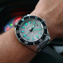 Load image into Gallery viewer, Seiko Prospex Diver 140th Anniversary Limited Edition White Dial Silver Steel Strap Watch For Men - SPB213J1