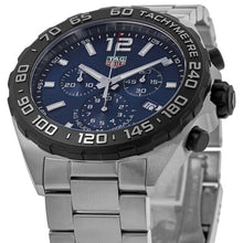 Load image into Gallery viewer, Tag Heuer Formula 1 Chronograph Blue Dial Silver Steel Strap Watch for Men - CAZ101AV.BA0842