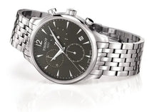 Load image into Gallery viewer, Tissot T Classic Tradition Chronograph Black Dial Silver Steel Strap Watch For Men - T063.617.11.057.00